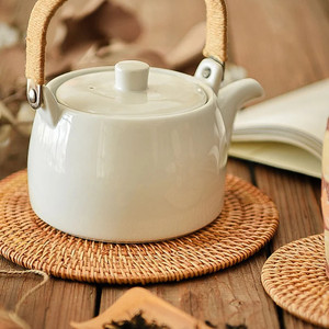 Posavasos de mimbre 100% natural para decoración de vajilla, hecho a mano de Vietnam - Product Image 4