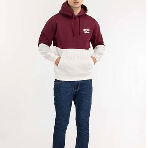 Sweat à capuche pour homme en molleton de coton et polyester de haute qualité, imperméable et respirant, personnalisable, motif uni, vente en gros pour l'hiver - Product Image 5