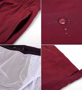 Pantalones Cortos Deportivos de Secado Rápido para Hombre, Transpirables, de Algodón, con Diseño de Malla Tejida, Cordón en el Entrepierna, para Entrenamiento, Gimnasio, Deportes - Product Image 6