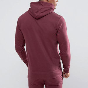 Nouveau pull à manches longues qualité supérieure coupe ajustée 100% coton vêtements de sport conception personnalisée deux pièces hommes vêtements survêtements - Product Image 4