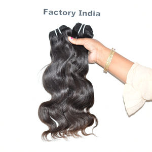 Extensions de cheveux vierges naturels vietnamiens, style Bodywave, 100% prix de gros, cuticules alignées, non-chute, cheveux indiens noirs - Product Image 5