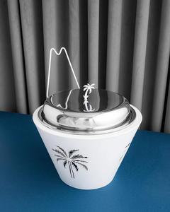 Olla Caliente Moderna de Alta Calidad para Buffet, con Tapa de Acero Inoxidable, Diseño Decorativo de Palmera Árabe, para Ramadán - Product Image 2