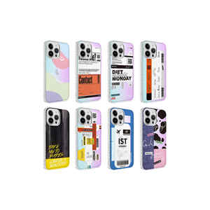 Étui en silicone à motifs colorés de luxe pour iPhone 14 Pro, coque de protection en silicone souple de haute qualité, modèle A53 - Product Image 2