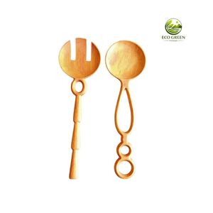 Eco-Friendly Wooden Tea Serving <b>Measuring</b> <b>Spoon</b> with Long Handle Minimalist Japandi Style 10ml Capacity Mirror Polish - Product Image 1