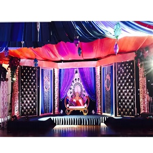 Décoration de scène de réception de mariage indien, scènes de mariage musulmanes, nouveaux designs de scène de réception, vente aux États-Unis, au Royaume-Uni, en Australie - Product Image 1