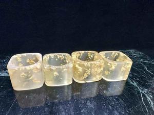 Anillo de Servilleta de Resina, Decoración de Mesa para Restaurante, Boda, Fiesta, Anillos de Servilleta de Resina Hechos a Mano, Anillo de Servilleta Personalizado - Product Image 2