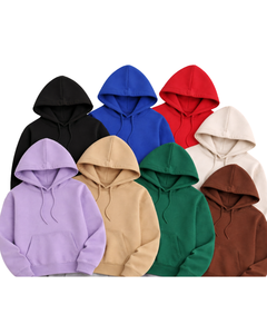 100% Cotton <b>Oversized</b> Pullover <b>Hoodie</b> for Men Plain Fleece Thick Baggy Cropped Custom Printed - Product Image 6