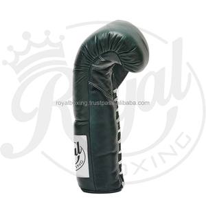 Gants de boxe professionnels de haute qualité en cuir véritable 8oz conçus sur mesure avec emballage et logo de qualité supérieure - Product Image 2