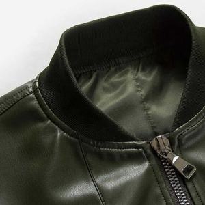 Veste en cuir d'agneau pour homme de haute qualité, prix de gros bon marché, logo personnalisé imprimé, différentes couleurs, veste pour homme - Product Image 5