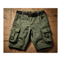 High street mode taille élastique jean shorts hommes fabricant logo personnalisé short en détresse denim camo shorts 2024