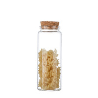 Bouteille en verre créative de 47 mm avec bouchon en liège, flacon à pilules en borosilicate de haute qualité pour le stockage - Vente en gros