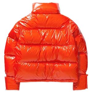 Chaqueta acolchada brillante cálida para exteriores de invierno personalizada para hombre, chaqueta de plumón de gran tamaño con cremallera 2026 - Product Image 2