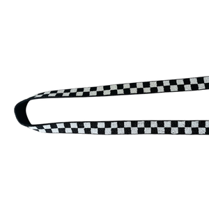 เข็มขัดโลหะประดับลูกปัดสีดำขาวสุดเก๋ สำหรับนักศึกษา งานปาร์ตี้ แฟชั่น พร้อมสายสะพายสำหรับวันแข่งขัน - Product Image 1