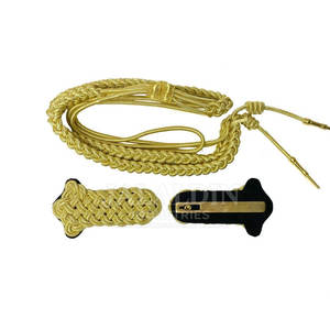 Aiguillettes de cérémonie à prix d'usine, cordons d'épaule pour uniforme, meilleure qualité, vente en gros, différentes couleurs - Product Image 3