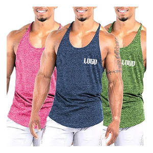 Sweat Wicking Gym Stringer Débardeurs Pour Hommes Fitness Stringer Respirant Workout Débardeur Du Pakistan Pour Les Amoureux De La Gym - Product Image 2