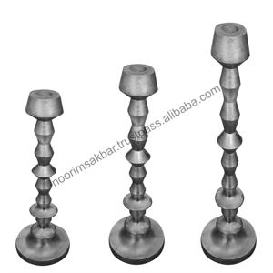 Handmade Aluminum European Style 3 Sizes Christmas Votive & <b>Pillar</b> Candle Holders Custom Print Option for Home Weddings Hotels - Product Image 6