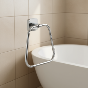 Tonga Toallero de Anillo Cromado Pulido para Montaje en Pared 17x4.6x16cm TO70 13 Artículos para Baño y Aseo - Product Image 3