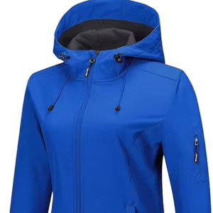 Vestes de sport zippées pour hommes, respirantes, imperméables, en polyester, séchage rapide, légères, style sportif, col à capuche, hiver, devant zippé - Grande Vente - Product Image 5
