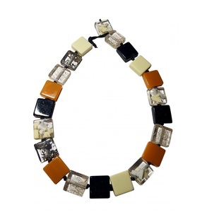 Artesanías hechas a mano Collar de joyería de resina Embalaje personalizado Collar de resina epoxi Niñas Mujeres Collar de joyería a bajo costo - Product Image 1