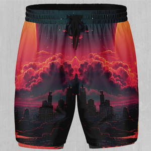 Shorts de sublimation pour hommes à prix de gros, service OEM, conception et logo personnalisés, pour la saison estivale, usage quotidien - Product Image 4
