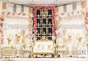 Grand mur de bougies en métal pour mariage - Product Image 5