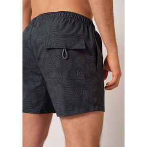 100% coton grande taille hommes Shorts maillot de bain été décontracté plage Odm Oem blanc Shorts de bain Logo personnalisé Shorts hommes pour hommes - Product Image 3