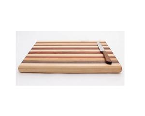 Tabla para cortar de madera, utensilios de cocina y restaurantes, tabla para cortar verduras, color madera natural - Product Image 4