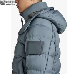 Chaqueta acolchada de hombre de nuevo diseño de alta calidad para hombre al por mayor, chaqueta acolchada gruesa cálida con capucha de plumón de pato para hombre - Product Image 5