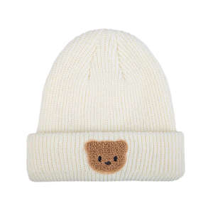 Gorro de Punto Azul con Diseño de Camuflaje, Gorro Casual de Invierno para Exteriores, 56-58CM, Diseño con Puño de Algodón, Unisex para Adultos - Product Image 1