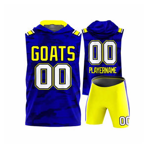 Uniforme d'entraînement de l'équipe de football drapeau 7V7 UNIFORME Ensemble de compression sublimé Maillots Uniforme de football 7v7 - Product Image 1