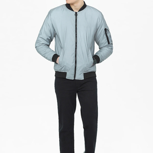 Veste bomber unisexe en polyester de haute qualité, vêtements de moto, aviateur, grande taille 6xl 7xl 8xl, col montant, logo sur le devant - Product Image 2