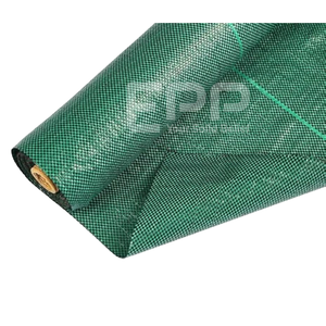 Top qualité 150gsm noir couleur plastique paillage Film contrôle des mauvaises herbes Membrane robuste paysage tissu tapis de mauvaises herbes paysage tissu - Product Image 3