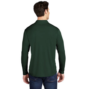 เสื้อกอล์ฟผ้าฝ้ายสำหรับใส่ทำงานเสื้อกีฬาโรงเรียนเสื้อกอล์ฟผ้าฝ้ายพิมพ์โลโก้แขนยาว - Product Image 2