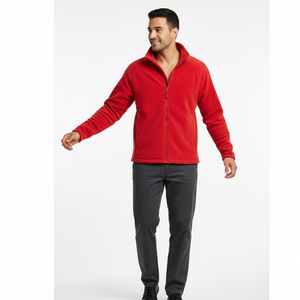 Veste polaire en toile pour hommes, streetwear, manteau d'extérieur chaud d'hiver, vêtements d'extérieur thermiques souples à boutons, vêtements d'extérieur avec logo personnalisé en usine, vente en gros - Product Image 6