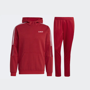 Ensemble de survêtement pour homme à prix avantageux, doux et confortable, avec logo personnalisé, design de couleur et de survêtement de sport, design de pull à capuche, coupe décontractée - Product Image 1