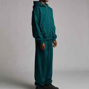 กางเกงวอร์มขายาวคุณภาพสูงของผู้ชายกางเกงขาบานผ้าคอตตอนทรงหลวมใส่ได้ทั้ง100% และชาย - Product Image 3