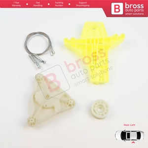 Kit de réparation de lève-vitre électrique BWR5520, porte arrière gauche pour Passat B6 3C2 3C5 B7 362 365 2010-2015 4/5 portes 3C4839755 - Product Image 2