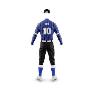 Nouveaux ensembles d'uniformes de Baseball de Sublimation paquet complet vêtements de sport ensembles d'uniformes de Softball avec sac casquette de gant ceinture et chaussettes - Product Image 3