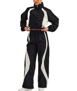 ชุดวอร์มกันลมน้ำหนักเบาแห้งเร็วสำหรับผู้หญิงพิมพ์โลโก้ตามสั่งกันลม - Product Image 6