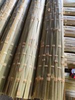 Tapis Sukkot 100% bambou naturel, tissé en raphia vert, produit artisanal de Vigi Farm Vietnam, personnalisé