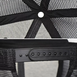 2025 nouveau Style sportif 6 panneaux casquette de Baseball en gros hommes 100% coton maille casquette de sport - Product Image 6