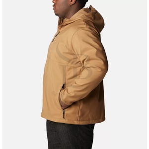 Chaqueta Softshell para hombre con logotipo personalizado, chaqueta Softshell de manga larga para hombre con nuevo diseño, chaqueta Softshell de nailon y poliéster para hombre - Product Image 3