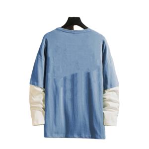 T-shirt Homme 2025 de Haute Qualité 100% Coton/Polyester/Coton Écologique Respirant à Manches Longues Coupe Ample Imprimé - Product Image 2