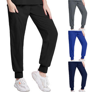Traje de Tela Suave y Flexible con Diseño Moderno de Cierre, Pantalones Anchos, Uniformes Médicos de Hospital para Enfermería, para Hombres y Mujeres - Product Image 6