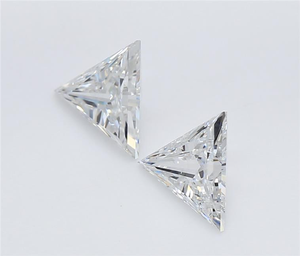 Par de Diamantes Sintéticos Sueltos de 0.60 CTW, Cultivados en Laboratorio, Corte Triangular, Claridad Excelente VVS-VS, Color E, Venta al por Mayor de Joyería - Product Image 5