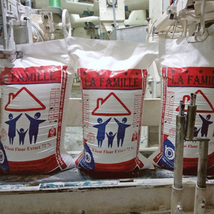 La Famille 50kg Harina de trigo con alto contenido de gluten Certificado Halal Grado a Origen egipcio Larga vida útil Etiqueta privada Empaquetado de bolsas de molienda - Product Image 3