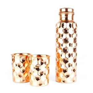 Copas de vino de vidrio de metal de cobre de diseñador a bajo precio Diseños de moda Diseños más de tendencia Uso muy exigente en hoteles - Product Image 5