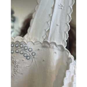 Camisón Vintage de Lino Francés con Estampado de Miosotis - Product Image 5