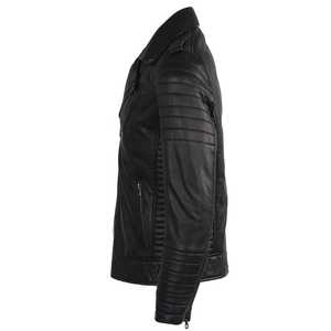 Vestes en cuir de grain supérieur de haute qualité pour hommes Veste en cuir véritable - Product Image 6