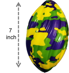 Ballon de rugby ovale en bois de Lotus de 50*30mm, perles ovales en bois avec logo gravé - Product Image 2